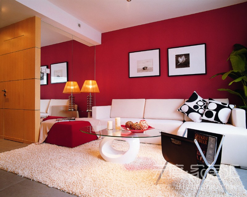 红色装潢，家的时尚焕新！